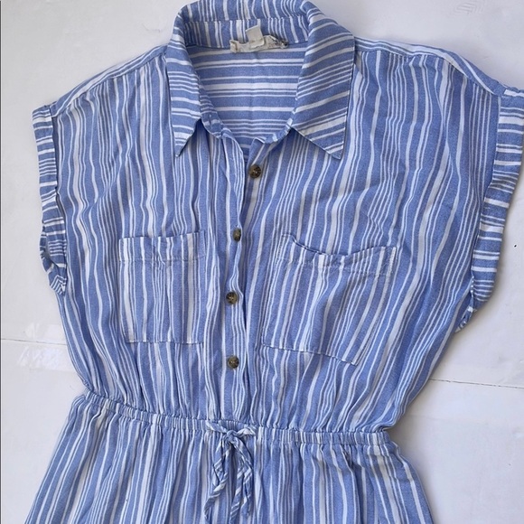 Pink Republic Blue and White Striped Mini Dress Small - Picture 13 of 13